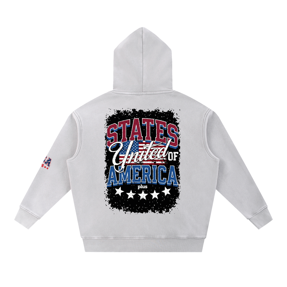 Snow Wash Fleece Oversize Hoodie